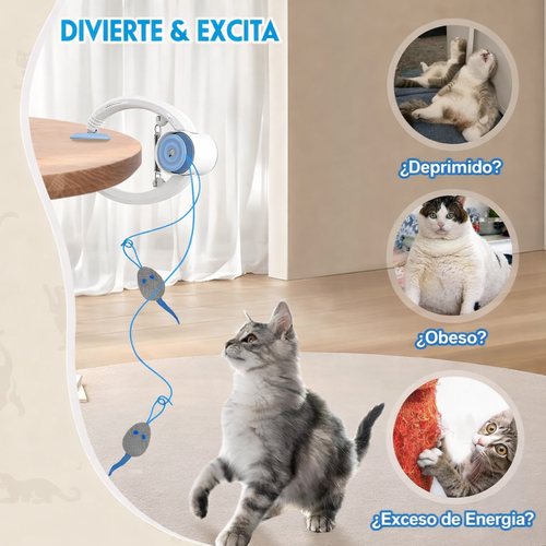 Juguete interactivo para gatos